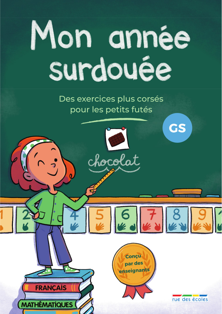 MON ANNEE SURDOUEE GS - DES EXERCICES PLUS CORSES POUR LES PETITS FUTES - COLLECTIF - RUE DES ECOLES