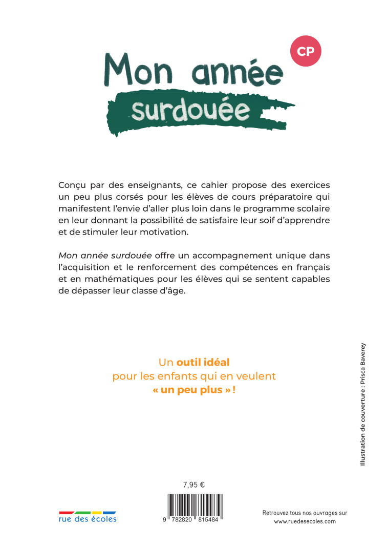 MON ANNEE SURDOUEE CP - DES EXERCICES PLUS CORSES POUR LES PETITS FUTES - COLLECTIF - RUE DES ECOLES