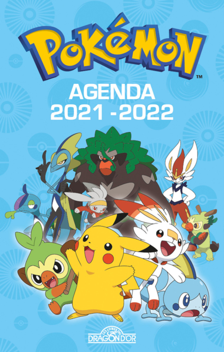 POKEMON - AGENDA 2021-2022 - THE POKEMON COMPANY - DRAGON D OR