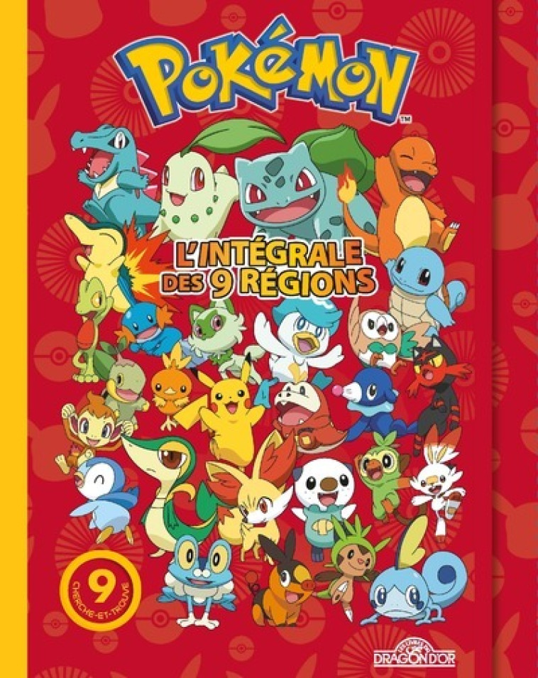 POKEMON L INTEGRALE DES 9 REGIONS - THE POKEMON COMPANY - DRAGON D OR