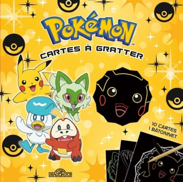 POKEMON CARTES A GRATTER LES NOUVEAUX POKEMON DE PALDEA - THE POKEMON COMPANY - DRAGON D OR