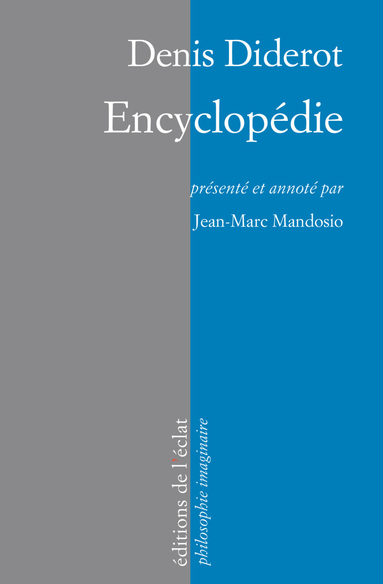 ENCYCLOPEDIE - MANDOSIO JEAN-MARC - ECLAT