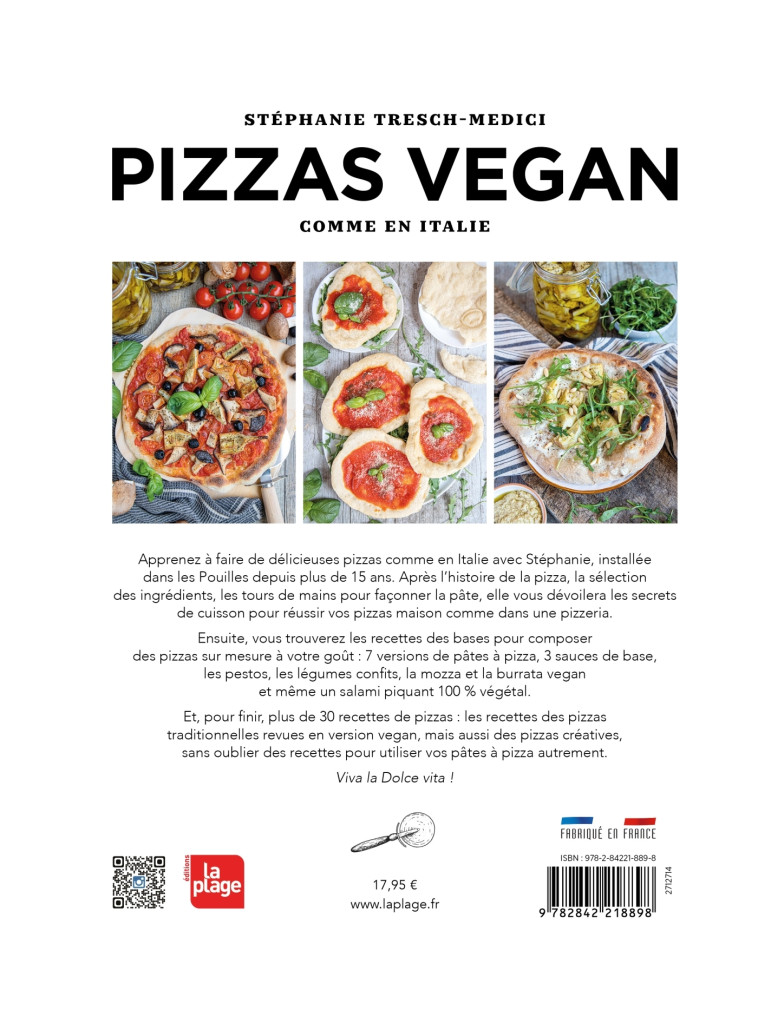 LES PIZZAS VEGAN - KARDINAL SEBASTIEN - LA PLAGE