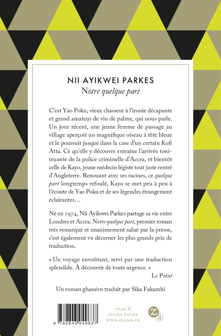 NOTRE QUELQUE PART - PARKES NII AYIKWEI - ZULMA