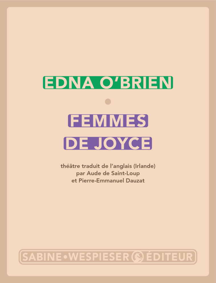 FEMMES DE JOYCE - O'BRIEN EDNA - SABINE WESPIESE