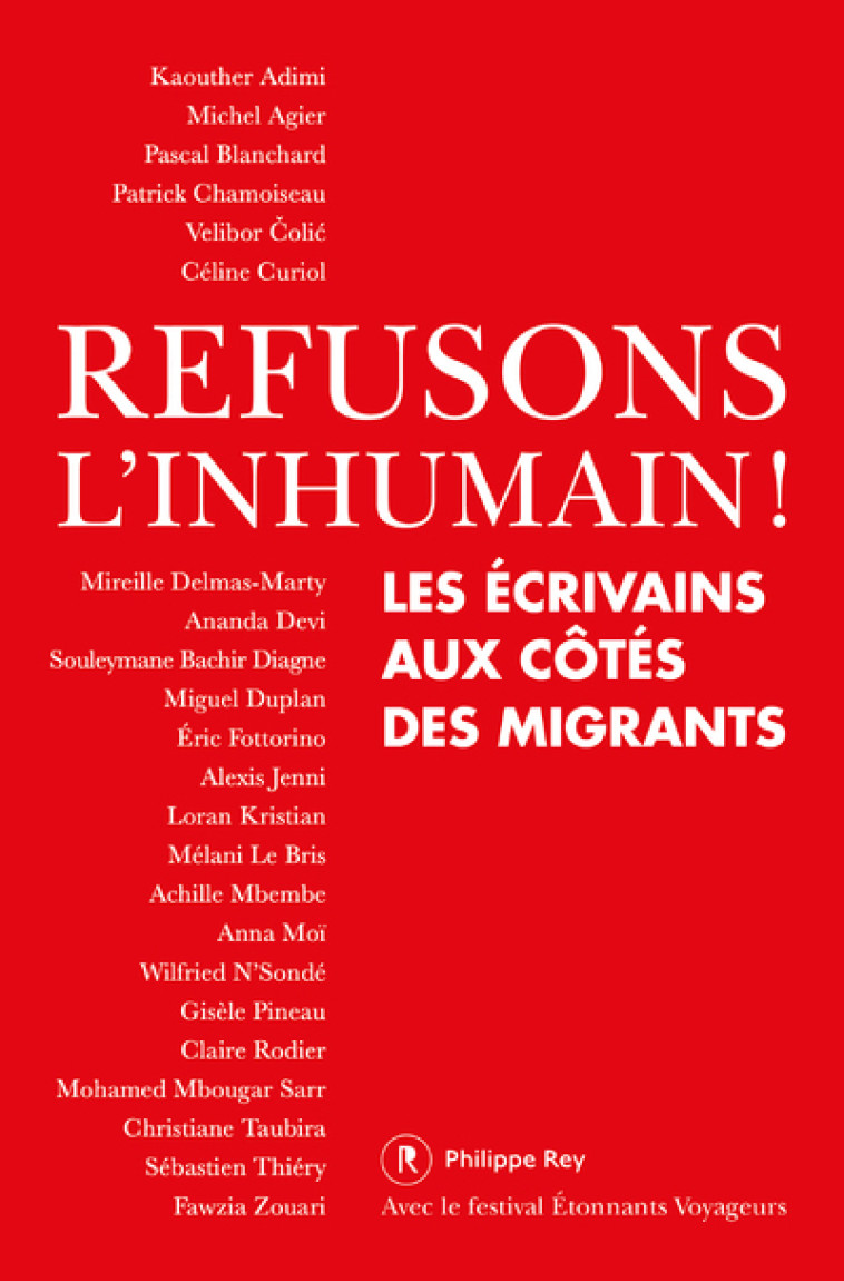 REFUSONS L'INHUMAIN - COLLECTIF - REY