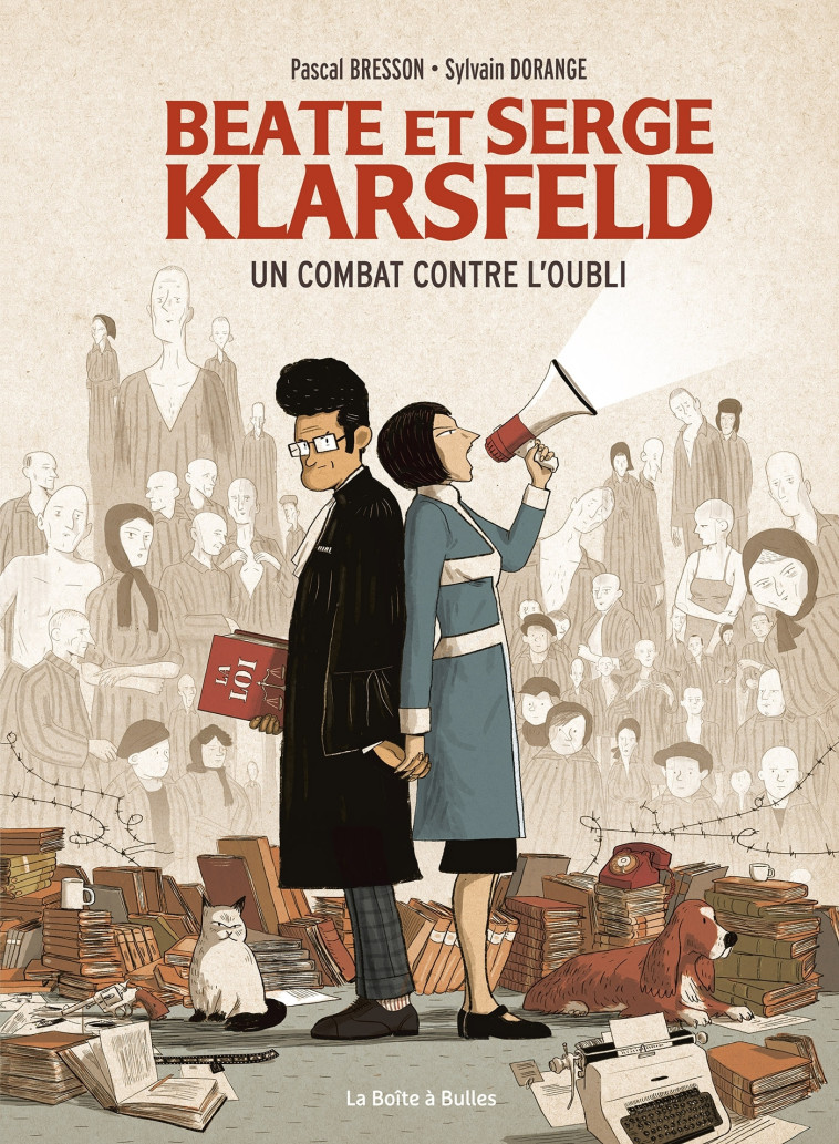 BEATE ET SERGE KLARSFELD - UN COMBAT CONTRE L'OUBLI - BRESSON/DORANGE - BOITE A BULLES