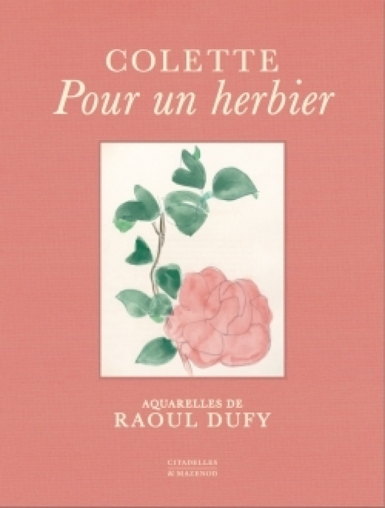 POUR UN HERBIER - COLETTE, AQUARELLES DE RA OUL DUFY - COLETTE - CITADELLES