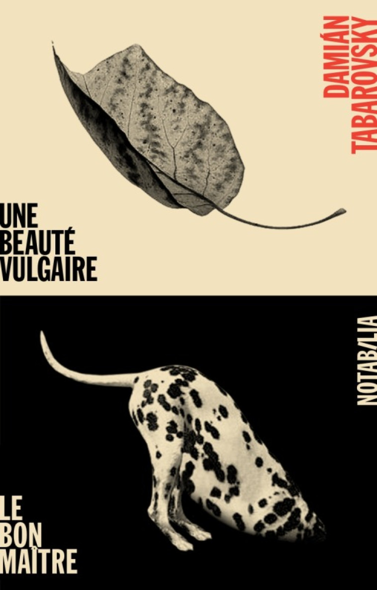 UNE BEAUTE VULGAIRE SUIVI PAR LE BON MAITRE - TABAROVSKY DAMIAN - NOIR BLANC