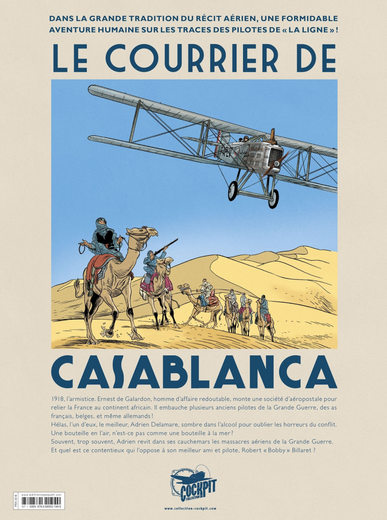 LE LE COURRIER DE CASABLANCA - T01 - COURRIER DE CASABLANCA - INTEGRALE - TARRAL/DAVOZ/ALQUIER - PAQUET