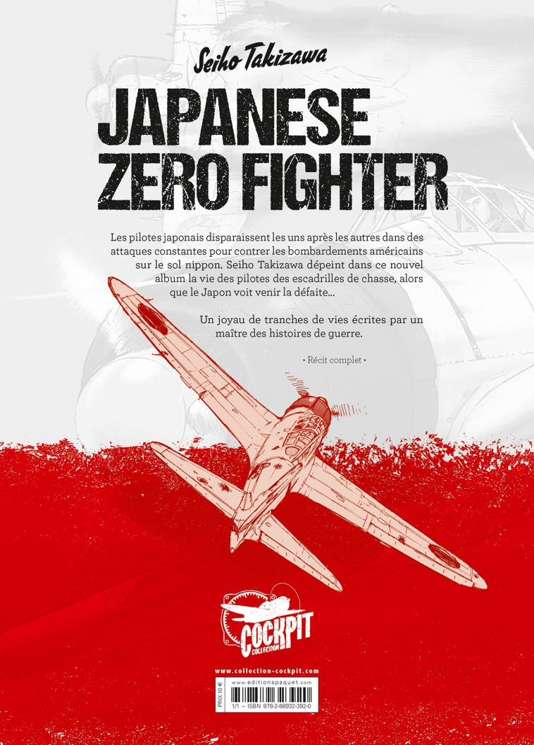 JAPANESE ZERO FIGHTER - TAKIZAWA SEIHO - PAQUET