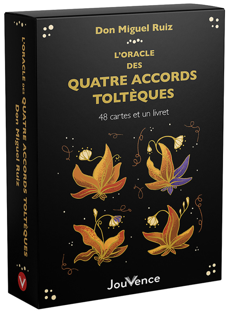 L'ORACLE DES QUATRE ACCORDS TOLTEQUES - 48 CARTES ET UN LIVRET - MILLS JANET - JOUVENCE