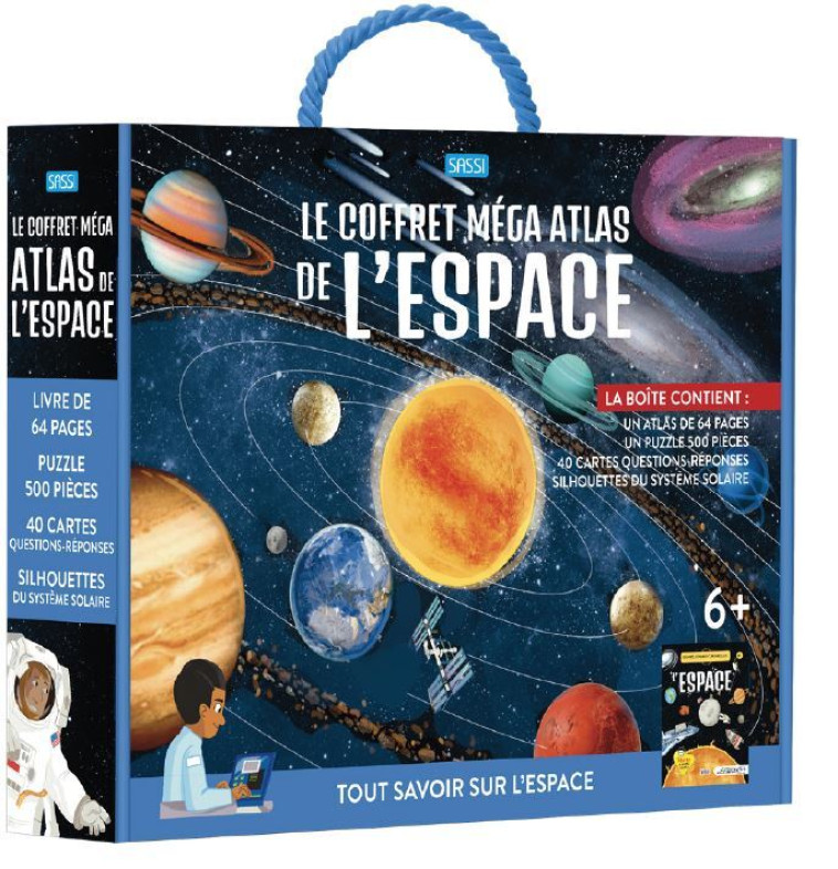 LE COFFRET MEGA ATLAS DE L'ESPACE. TOUT SAV OIR SUR L'ESPACE - AA. VV. - SASSI