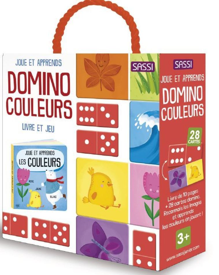 DOMINO COULEURS - LIVRE ET JEU - GAULE MATTEO - SASSI