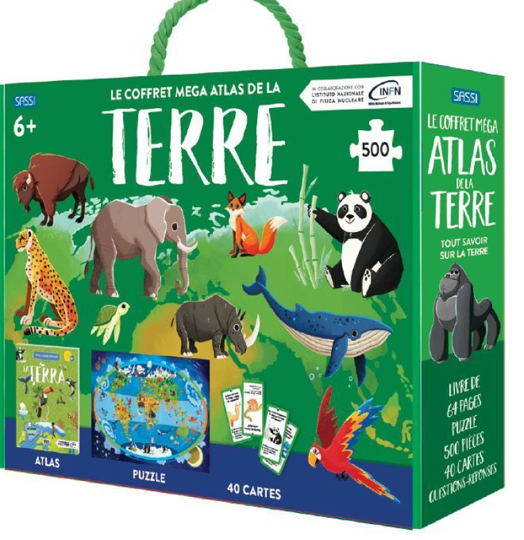 LE COFFRET MEGA ATLAS DE LA TERRE. TOUT SAV OIR SUR LA TERRE - AA. VV. - SASSI