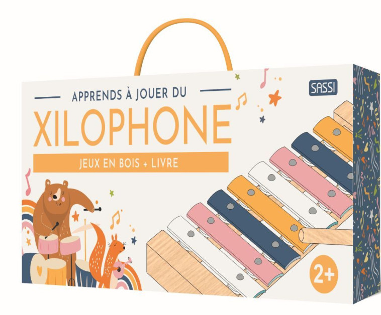 APPRENDS A JOUER DU XYLOPHONE - JEUX EN BOI S + LIVRE - TREVISAN/MANUZZATO - SASSI