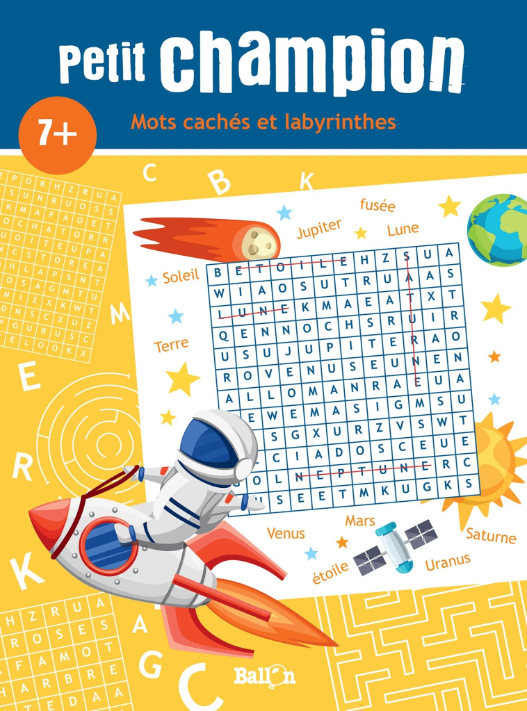 MOTS CACHES ET LABYRINTHES 7+ - XXX - BALLON