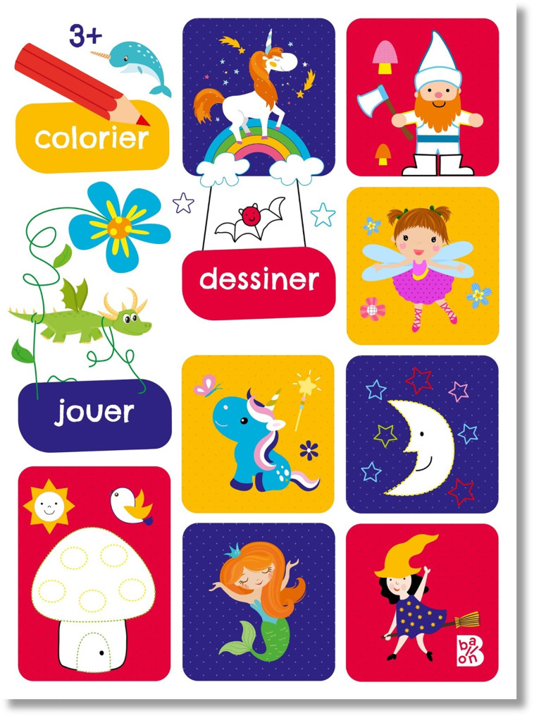 COLORIER DESSINER JOUER 3+ - XXX - BALLON