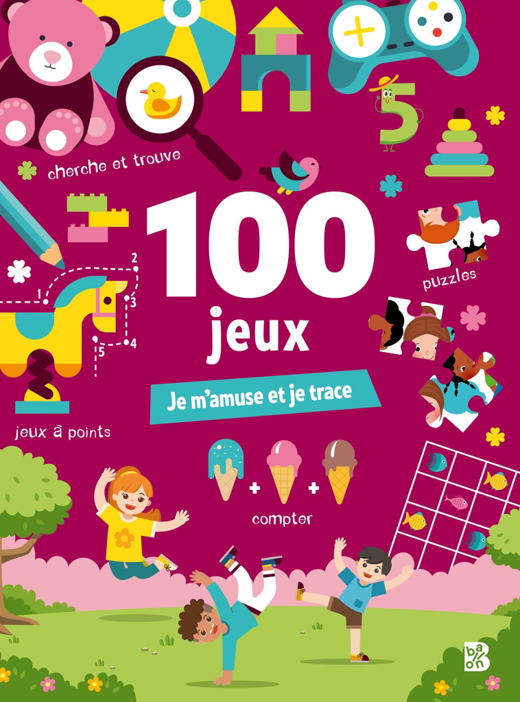 100 JEUX - JE M'AMUSE ET JE TRACE - XXX - BALLON