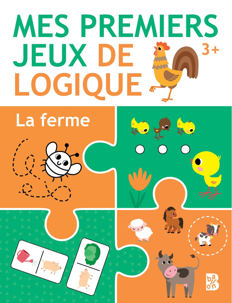 MES PREMIERS JEUX DE LOGIQUE LA FERME 3 ANS - XXX - BALLON