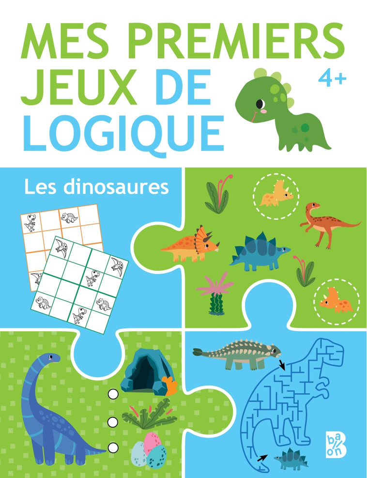 MES PREMIERS JEUX DE LOGIQUE LES DINOSAURES 4 ANS - XXX - BALLON