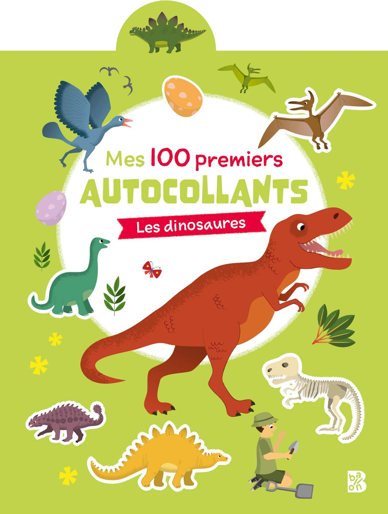 MES 100 PREMIERS AUTOCOLLANTS - LES DINOSAURES - XXX - BALLON