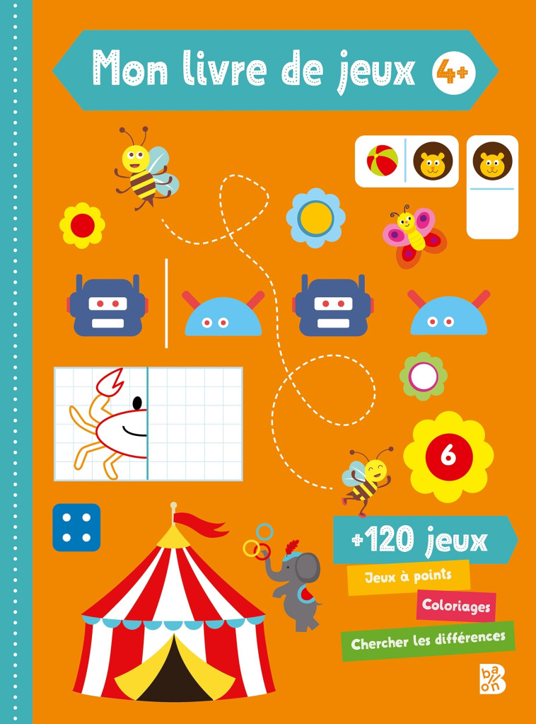 MON LIVRE DE JEUX 4+ - XXX - BALLON