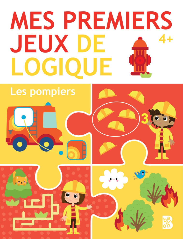 MES PREMIERS JEUX DE LOGIQUE - LES POMPIERS - XXX - BALLON