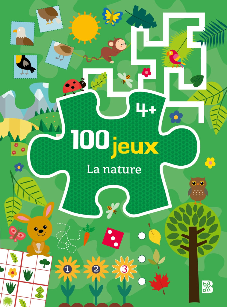 100 JEUX LA NATURE 4+ - COLLECTIF - BALLON