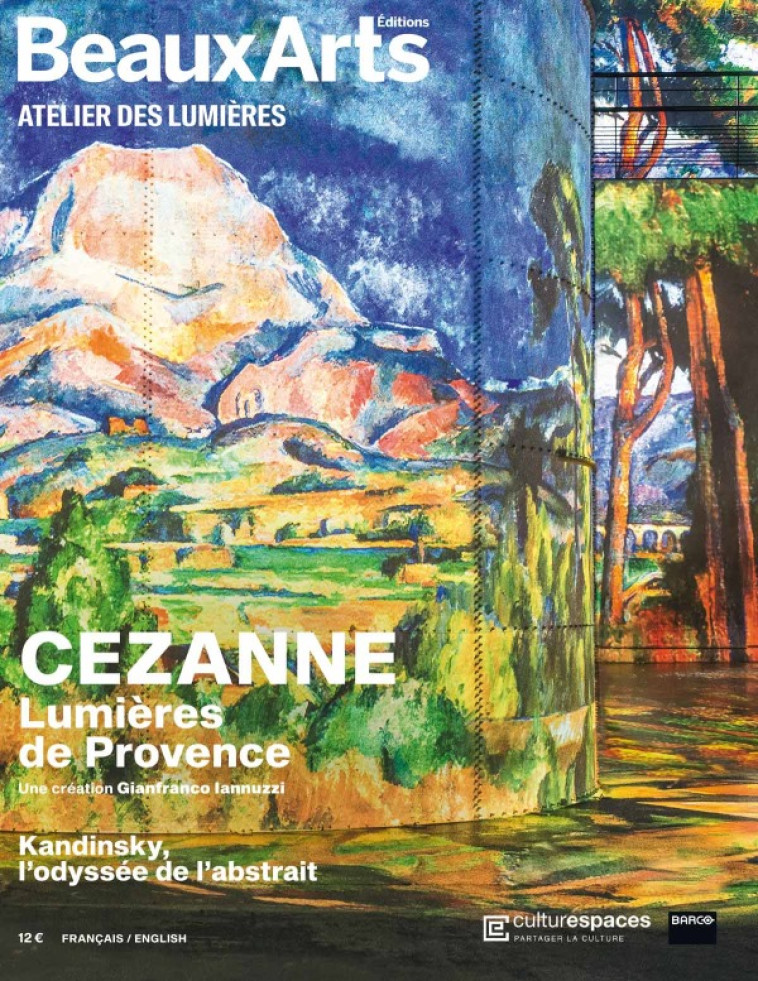 CEZANNE, LE MAITRE DE LA PROVENCE - A L'ATELIER DES LUMIERES - COLLECTIF - BEAUX ARTS ED