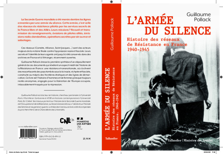 L'ARMEE DU SILENCE - HISTOIRE DES RESEAUX DE LA RESISTANCE EN FRANCE 1940-1945 - POLLACK GUILLAUME - TALLANDIER