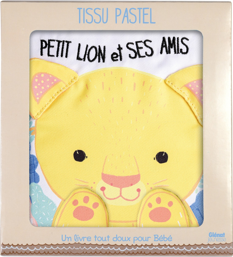 TISSU PASTEL PETIT LION ET SES AMIS - FERRI FRANCESCA - GLENAT JEUNESSE