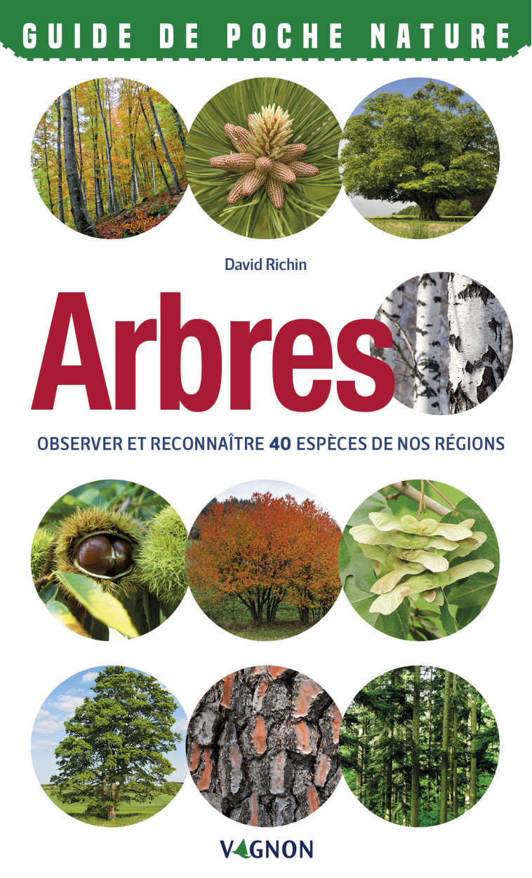 ARBRES - OBSERVER ET RECONNAITRE 40 ESPECES DE NOS REGIONS - RICHIN DAVID - VAGNON