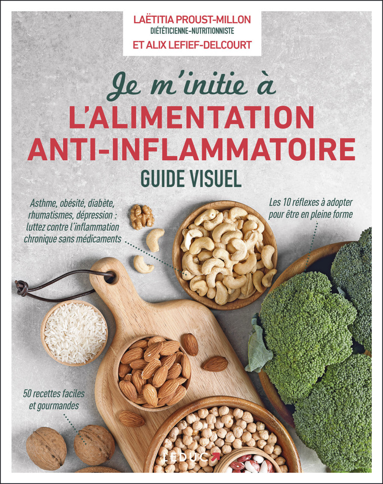 JE M'INITIE A L'ALIMENTATION ANTI-INFLAMMAT OIRE - GUIDE VISUEL - PROUST'MILLON L. - LEDUC