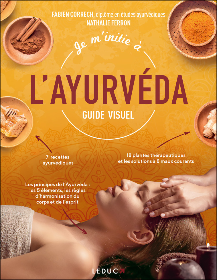 JE M'INITIE A L'AYURVEDA - GUIDE VISUEL - CORRECH/FERRON - LEDUC