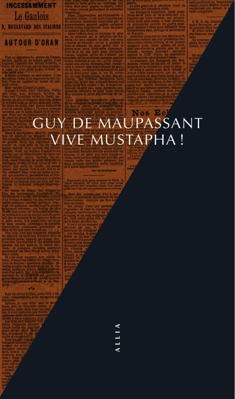 VIVE MUSTAPHA - MAUPASSANT (DE) GUY - ALLIA