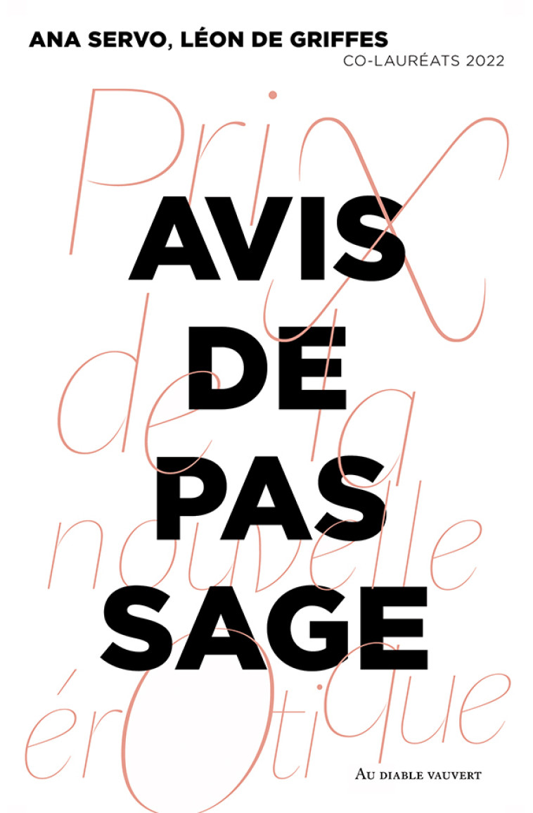 AVIS DE PAS SAGE - COLLECTIF PNE - DIABLE VAUVERT