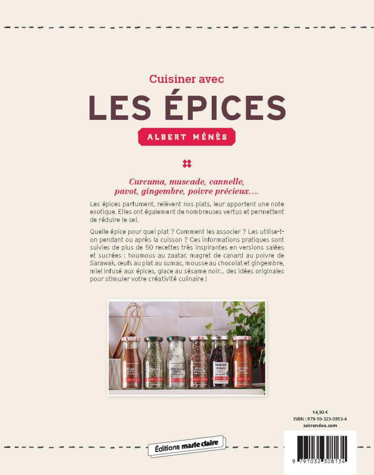 CUISINER AVEC LES EPICES - XXX - MARIE-CLAIRE