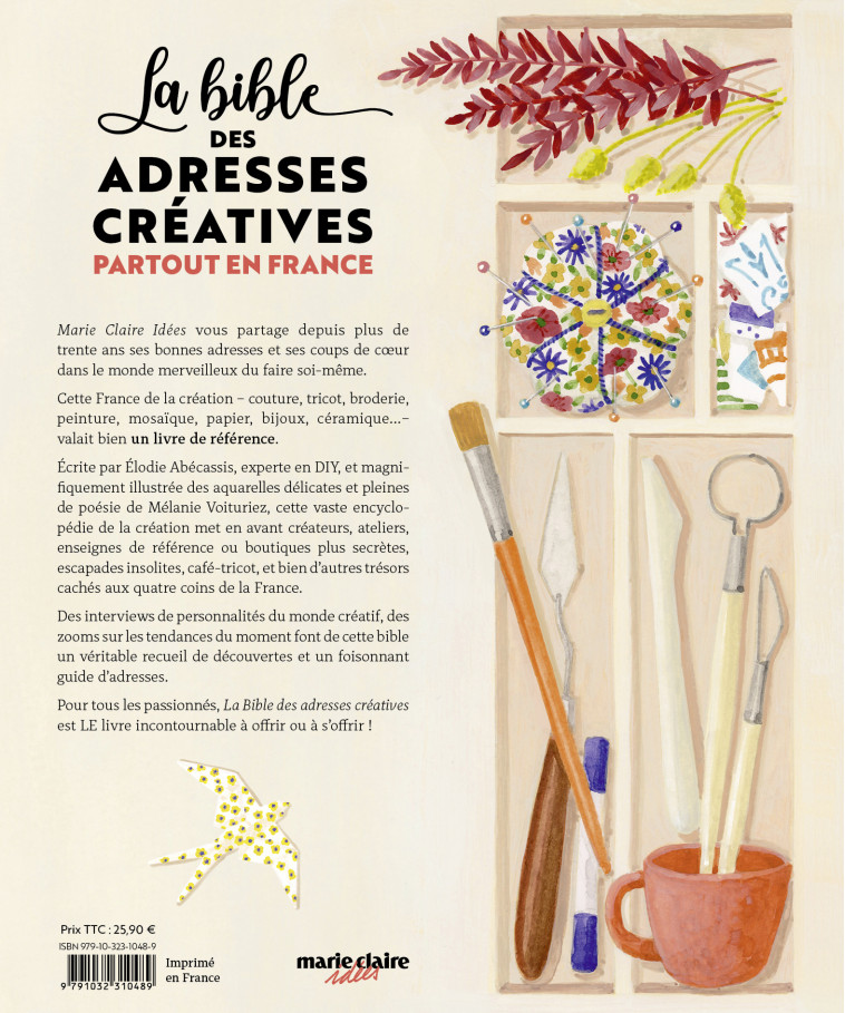 LA BIBLE DES ADRESSES CREATIVES - ABECASSIS/VOITURIEZ - MARIE-CLAIRE