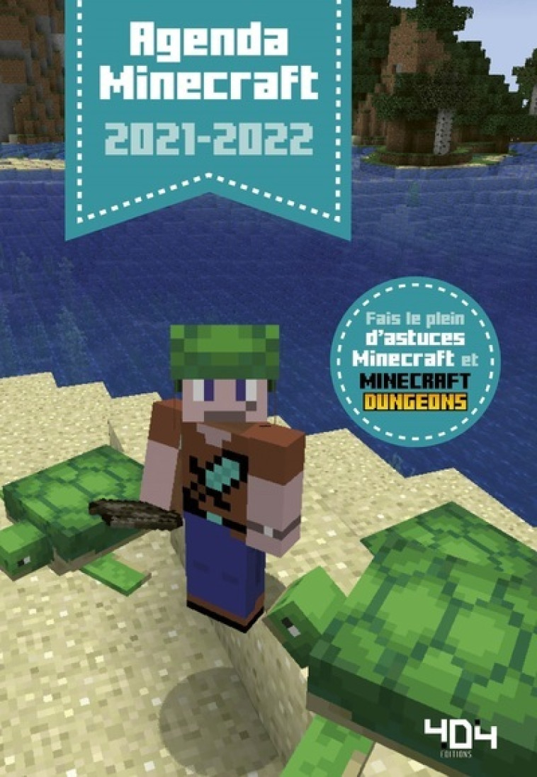 AGENDA MINECRAFT 2021-2022 - PILET STEPHANE - 404 EDITIONS