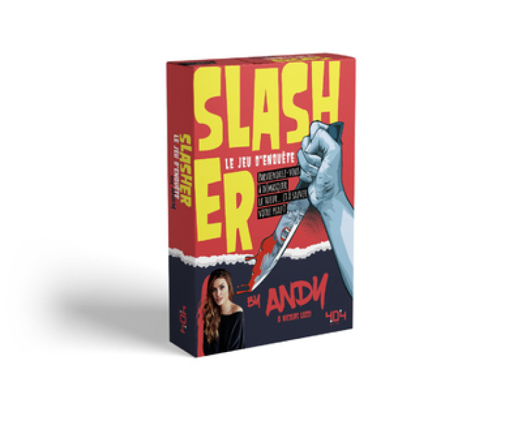 SLASHER : LE JEU D'ENQUETE - ANDY - 404 EDITIONS