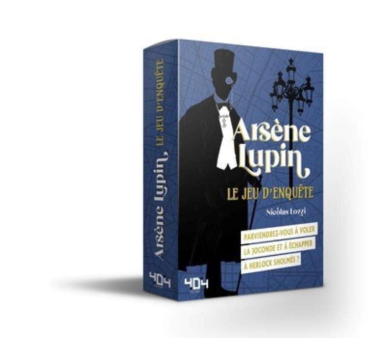 ARSENE LUPIN : LE JEU D'ENQUETE - LOZZI NICOLAS - 404 EDITIONS