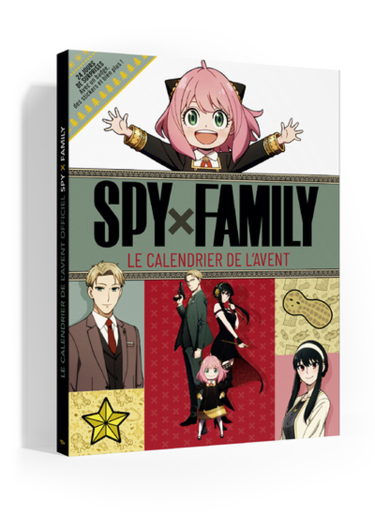 SPY X FAMILY - LE CALENDRIER DE L'AVENT OFFICIEL 2023 - CRUNCHYROLL - 404 EDITIONS