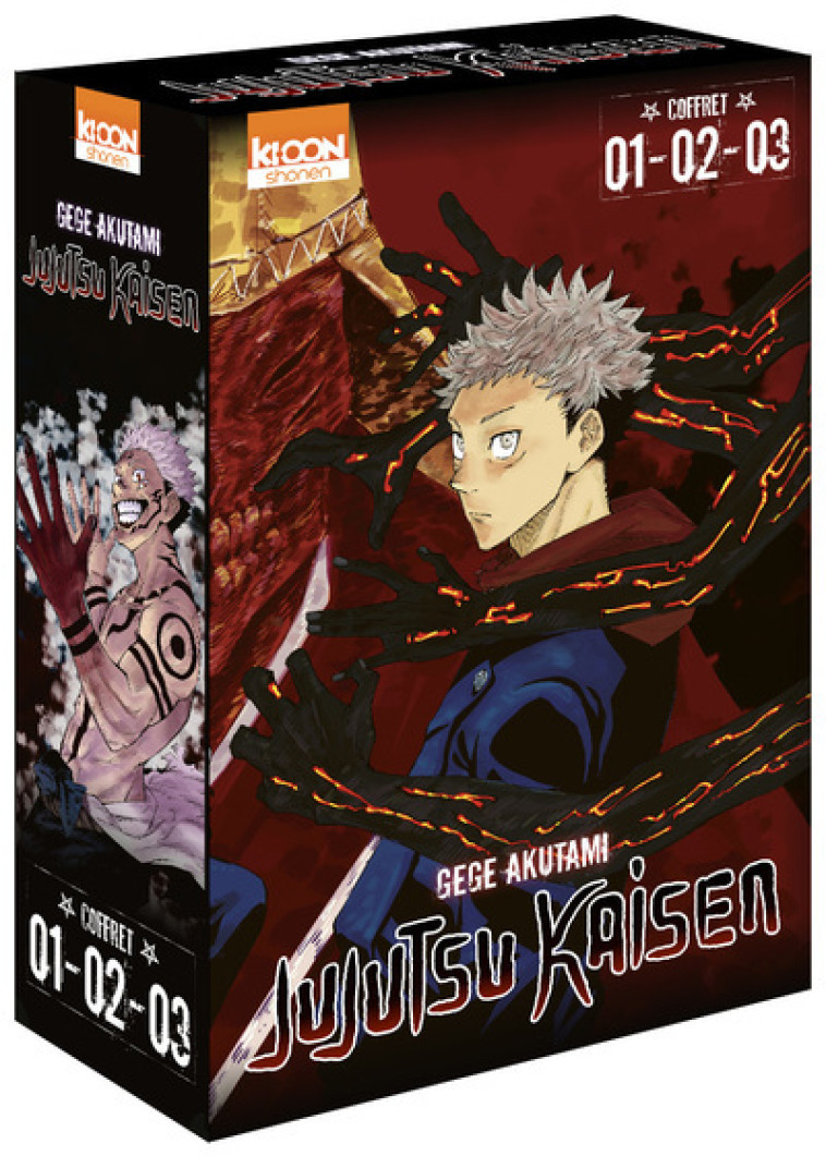 COFFRET JUJUTSU KAISEN VOL. 1 A 3 - AKUTAMI GEGE - KI-OON