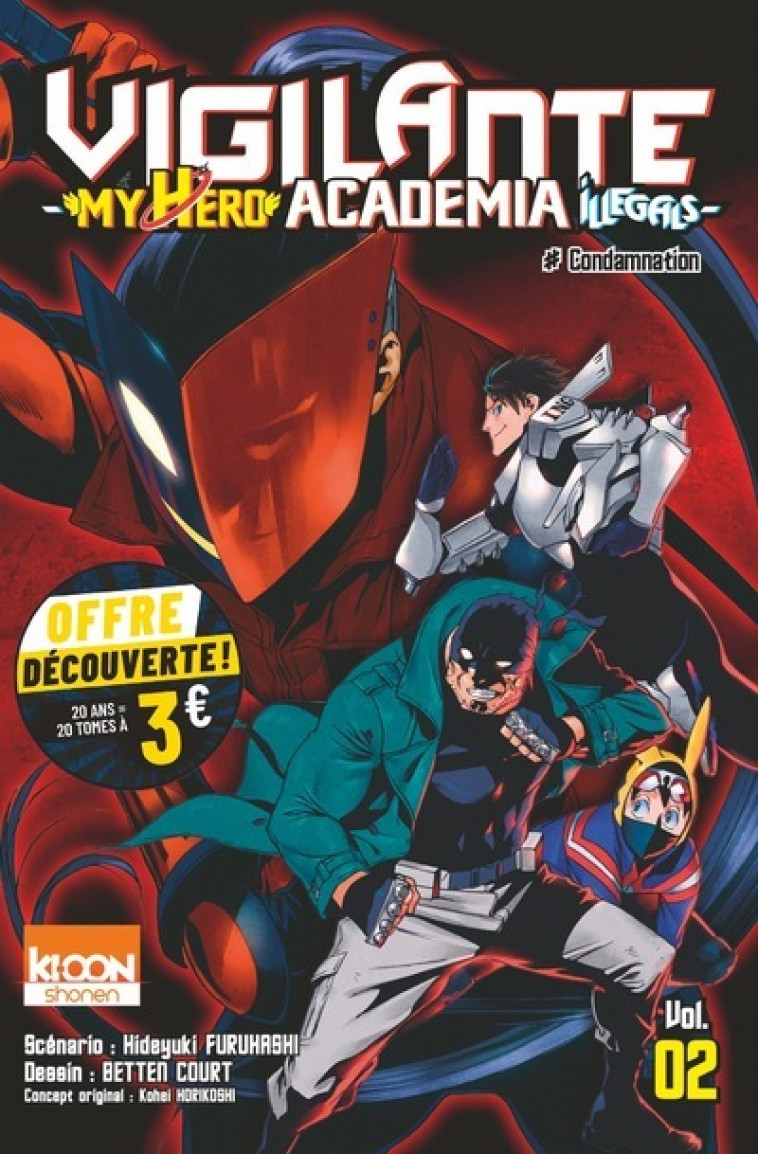 VIGILANTE MY HERO ACADEMIA ILLEGALS - FURUHASHI/HORIKOSHI - KI-OON