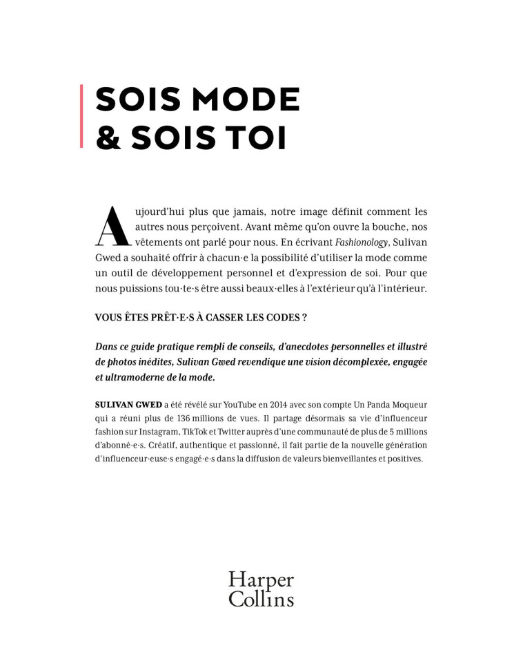 FASHIONOLOGY - SOIS MODE & SOIS TOI - GWED SULIVAN - HARPERCOLLINS