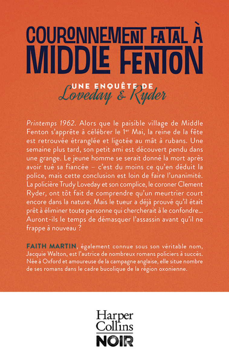 COURONNEMENT FATAL A MIDDLE FENTON - MARTIN FAITH - HARPERCOLLINS