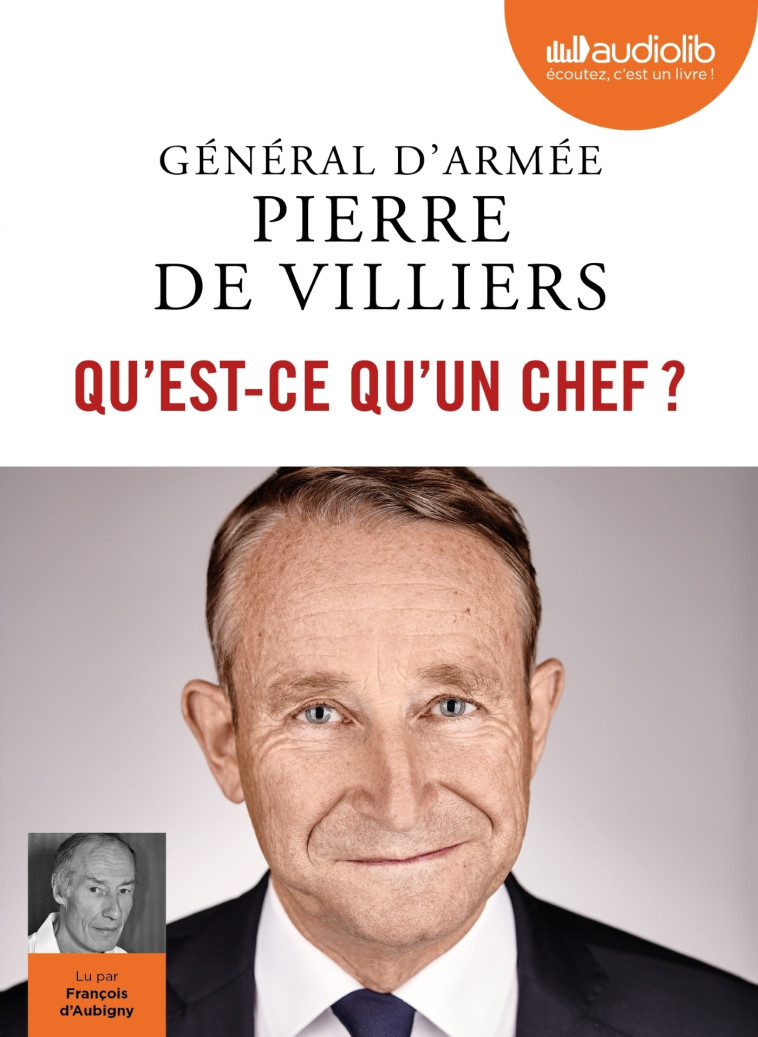 QU'EST-CE QU'UN CHEF ? - LIVRE AUDIO 1 CD M P3 - DE VILLIERS PIERRE - AUDIOLIB