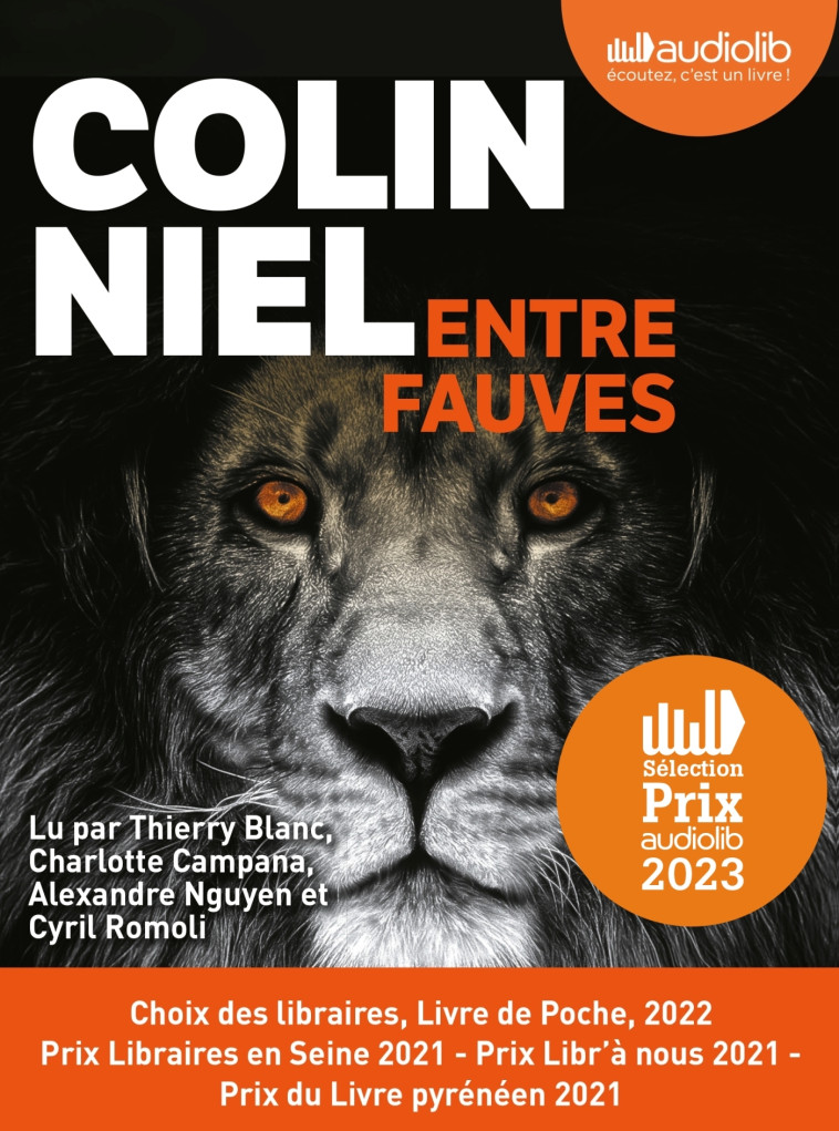 ENTRE FAUVES - LIVRE AUDIO 1 CD MP3 - NIEL COLIN - AUDIOLIB