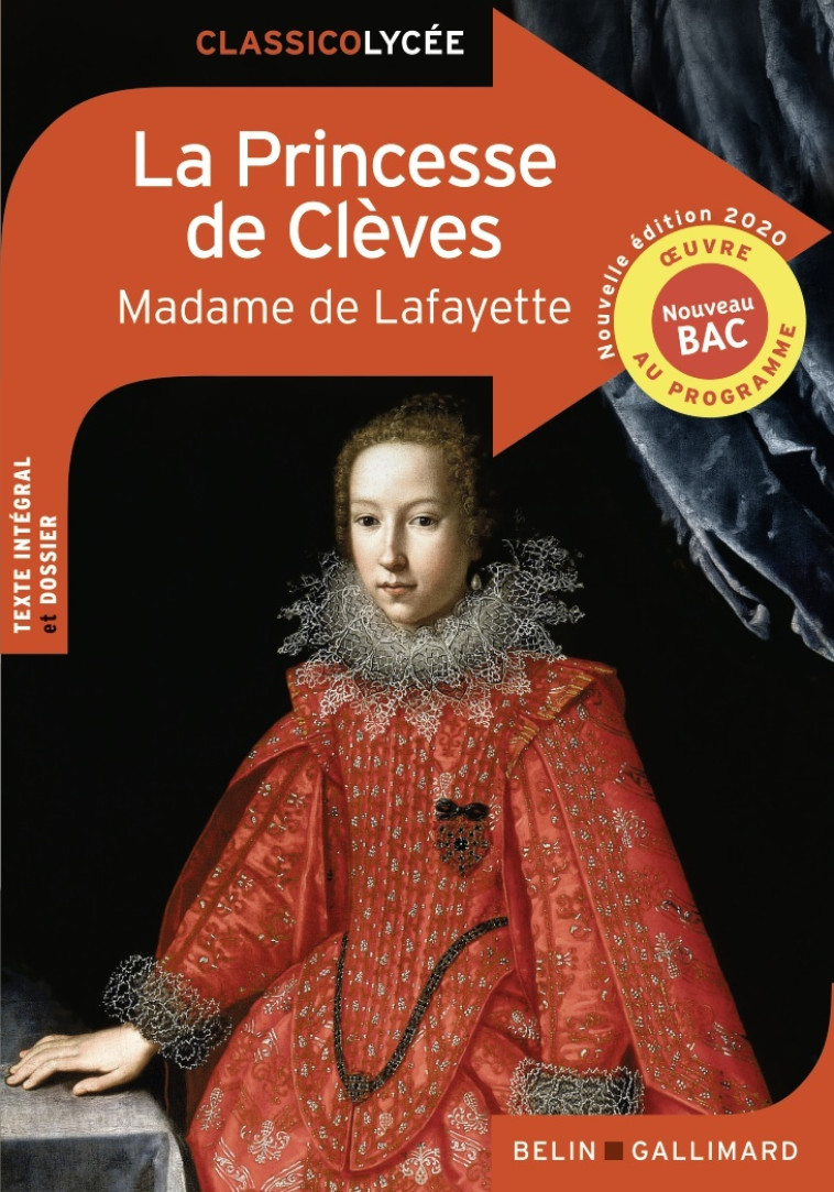 LA PRINCESSE DE CLEVES BAC 2021 - DE LAFAYETTE MADAME - BELIN EDUCATION